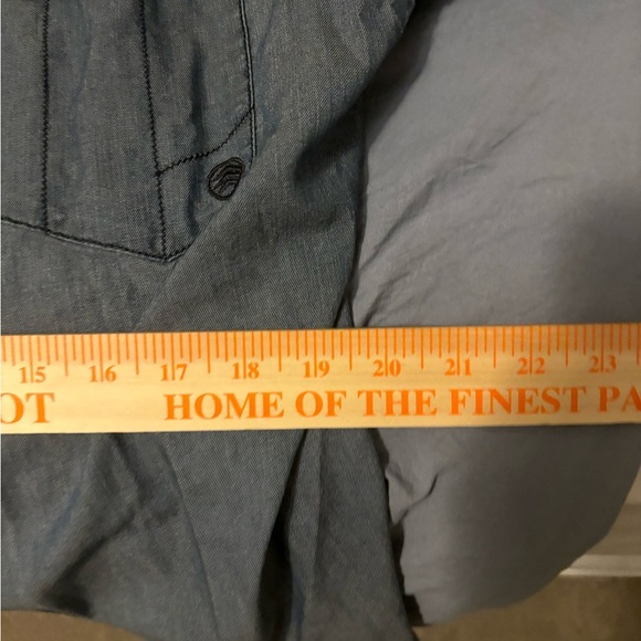 Men’s Large Solaris Longsleeve Jean Jacket NWOT 100% Cotton Blue Double Pockets - Picture 7 of 16